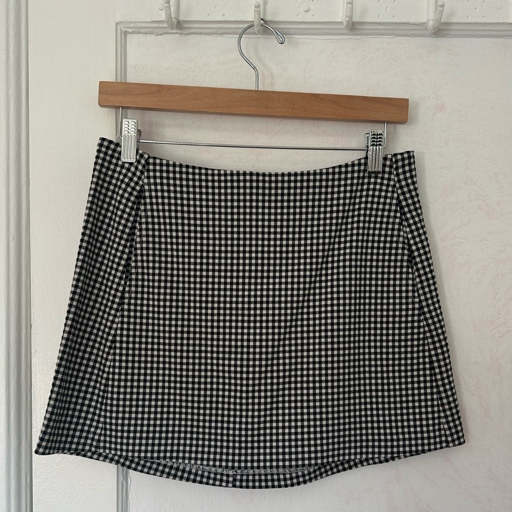 Urban Outfitters Checkered Mini Skirt